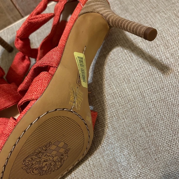 Vince Camuto Sunset Orange Size 7.5 - Picture 7 of 8